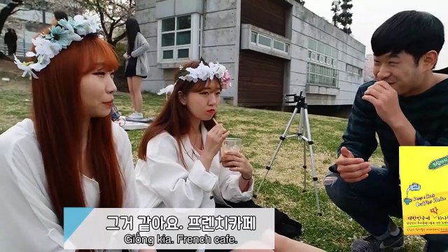 The reaction of the Korean people for the first time to try the coffee Vietnam