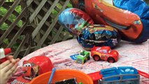 Worlds Biggest Disney Cars Color Changers Egg Pixar Lightning McQueen & Mater Water Plays
