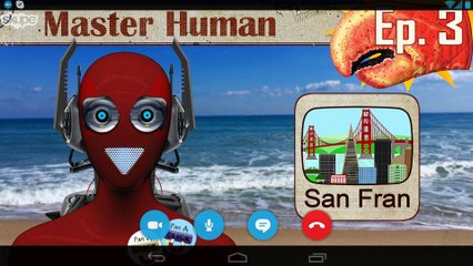 Master Human Video - Ep. 3 Friendly Self Aware Android turns to Religion