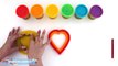 Play Doh Giant Rainbow Heart Popsicle * Fun for Kids * RainbowLearning