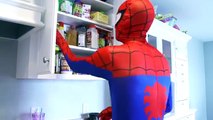 siêu nhân nhện và nữ hoàng băng giá | Bác sỹ spiderman tiêm cho bà bầu