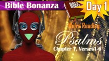 (Psalm 1) Master Human Video's Bible Bonanza - Day 1 - Book of Psalms, Chapter 1, Verses 1 to 6
