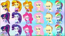 My little Pony Transforms Equestria Girls Dazzlings Color Swap Surprise Egg and Toy Collec