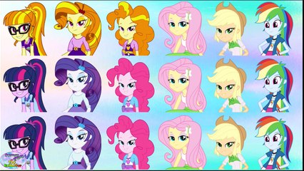 My little Pony Transforms Equestria Girls Dazzlings Color Swap Surprise Egg and Toy Collec