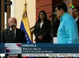 Malki: Quiero seguir trabajando para relación Venezuela-Palestina
