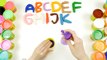 Play Doh ABC for Kids | Learn ABC | The Alphabet Letters - Play Doh Rainbow ABC