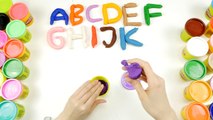 Play Doh ABC for Kids | Learn ABC | The Alphabet Letters - Play Doh Rainbow ABC