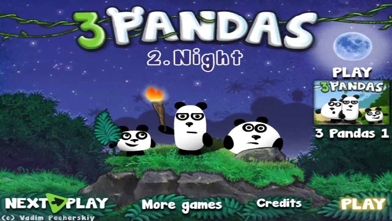 3 PANDAS_2. Night _ #Part_5 3 ПАНДЫ_2. La noche. _ #часть_5