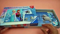 DISNEY FROZEN | ELSA and ANNA | Surprise Puzzle & Toys | RED TRUCK