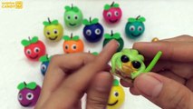 Surprise Pony collections and Learn Colors with Play Dough Apples Smiley Face Education fo