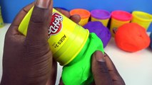 DIY Sparkle Play Doh Braids Rainbow VS Non Glitter Playdough Braids Modelling Clay