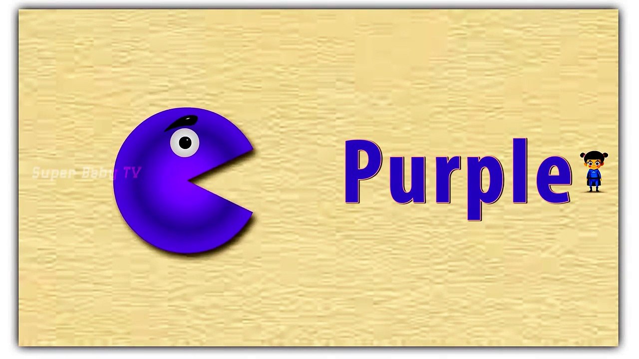 Learn colors with pacman #eating #color #fruits #vegitables #children #toddlers #education