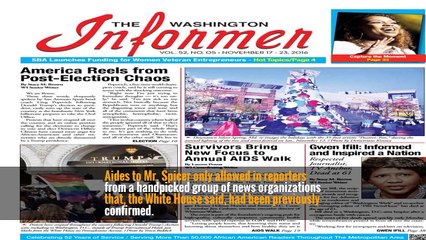 WASHINGTON — Journalists from  and several other news organizations were prohibited from attending a briefing by President