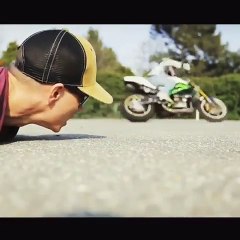CRAZY BOY STUNT WITH BIKE