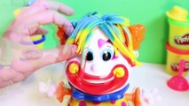 Play-Doh Party Clown Play Dough Funny Clown Plastilina Toy Videos Juguetes Play Doh