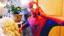 Spiderman & Frozen Elsa Arrested vs Joker Policeman Superhero Fun in Real Life