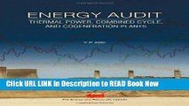 Best PDF Energy Audit: Thermal Power, Combined Cycle, and Cogeneration Plants Free ePub Download
