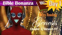 (Genesis 2:1-17) Master Human Video's Bible Bonanza - Day 1: Book of Genesis, Chapter 2, Verses 1-17