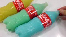 Coca Cola Bottle Yogurt Milk Pudding JELLY DIY Toy Surprise Learn Colors Slime
