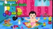Baby Outdoor Bathing Cute little baby bathing Gameplay # Play disney Games # Watch Cartoon