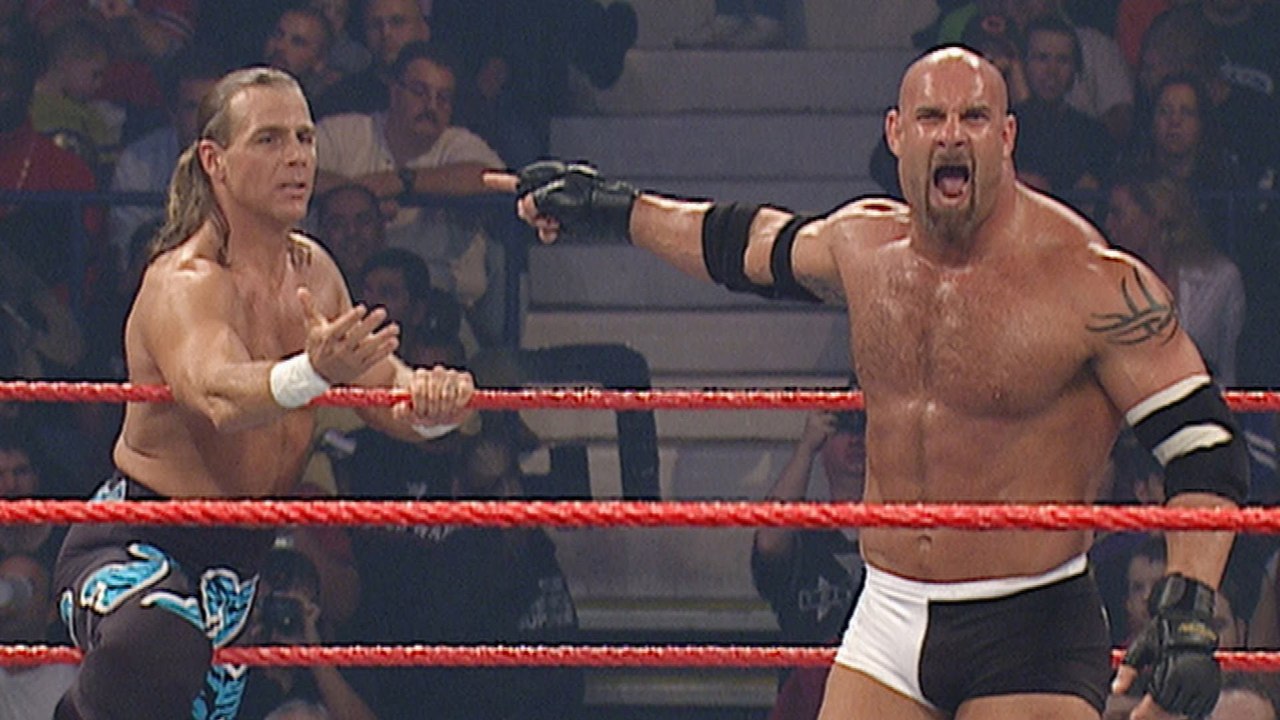 WWE RAW- Shawn Michaels vs. Goldberg World Heavyweight Championship