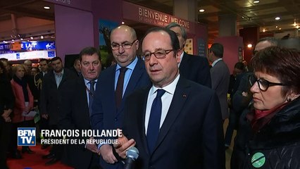 Hollande inaugure le Salon de l'agriculture pour la dernière fois
