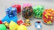 Play Doh Surprise Eggs Hello Kitty Cars M&Ms Learn Colors For Kids