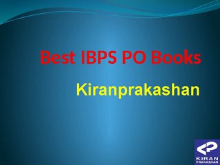 Available Best IBPS PO Books at Kiranprakashan