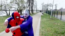 Spiderman & Frozen Elsa Wedding and Marriage proposal vs Joker | Superhero Fun in Real Life