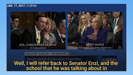 BETSY DEVOS: Guns in school protect against grizzly bears