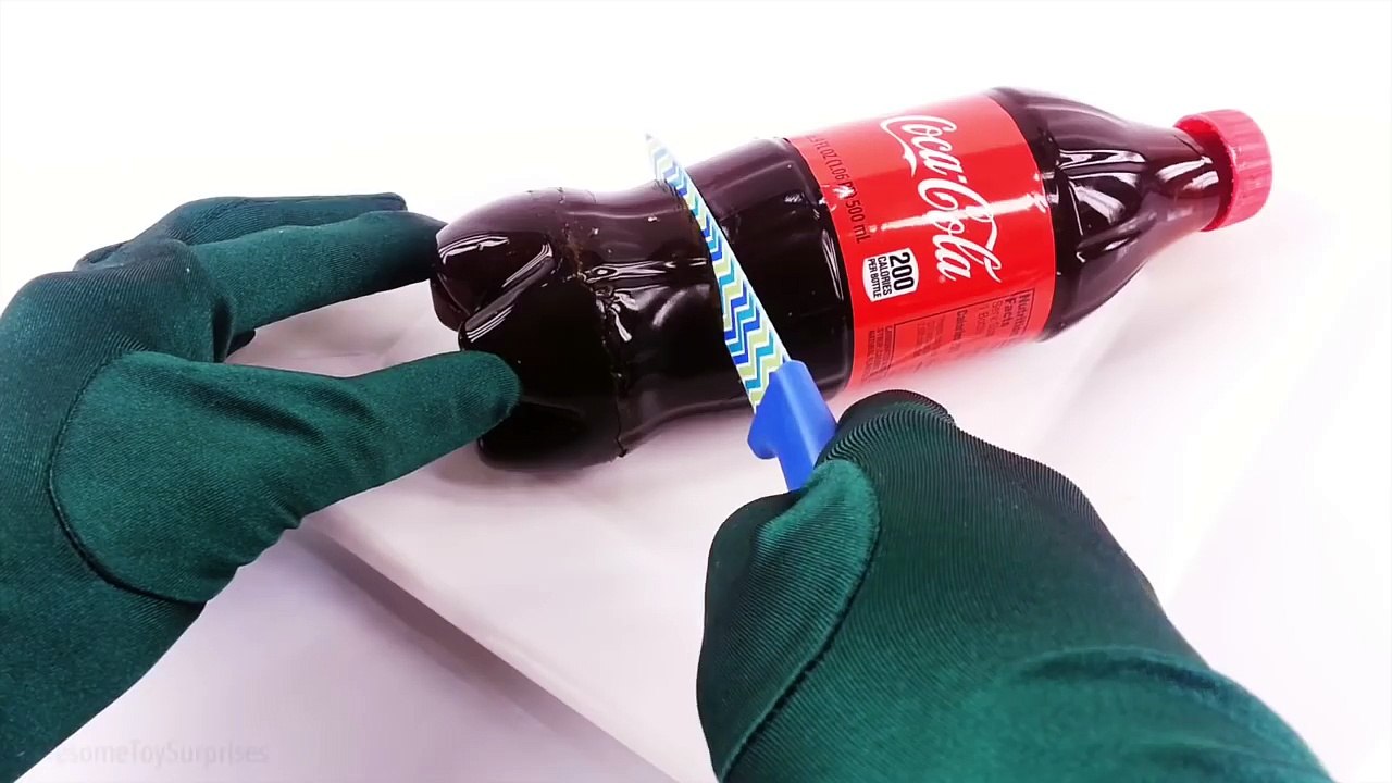 How to Make HUGE Gummy Coca Cola Bottle Shape Jelly Dessert Easy DIY Gummy Soda Jello!