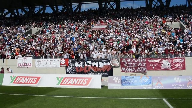 33η ΑΕΛ-Χανιά 3-0 2015-16 Λα-Λα-Λάρισα