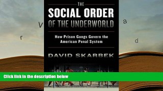 Best Ebook  The Social Order of the Underworld: How Prison Gangs Govern the American Penal System