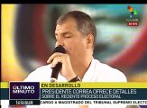 Rafael Correa desestima el supuesto fraude electoral en Ecuador