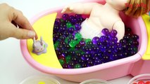 Learn Colors BabyDoll Peppa Pig BathTime ORBEEZ Surprise Toys kids videos for toddlers