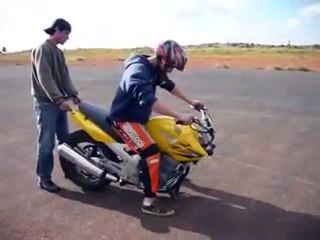 Standing without Front tire