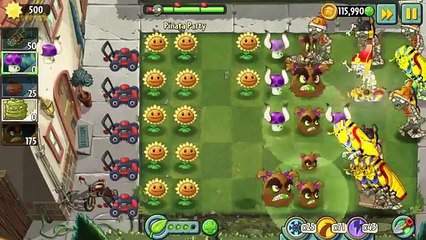 Plants vs Zombies 2 - New plant Apple Mortar (Unfinished) | Kiwibeast in new Pinata Party 7/27/2016
