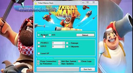 Tribal Mania Hack Cheat [Get: Gold, Pearls, Level, hitpoints]