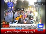 Terrorist CCTV Footage of Mall Road Blast in Lahore - Dunya News - YouTube
