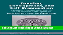 PDF [FREE] Download Emotion, Development, and Self-Organization: Dynamic Systems Approaches to