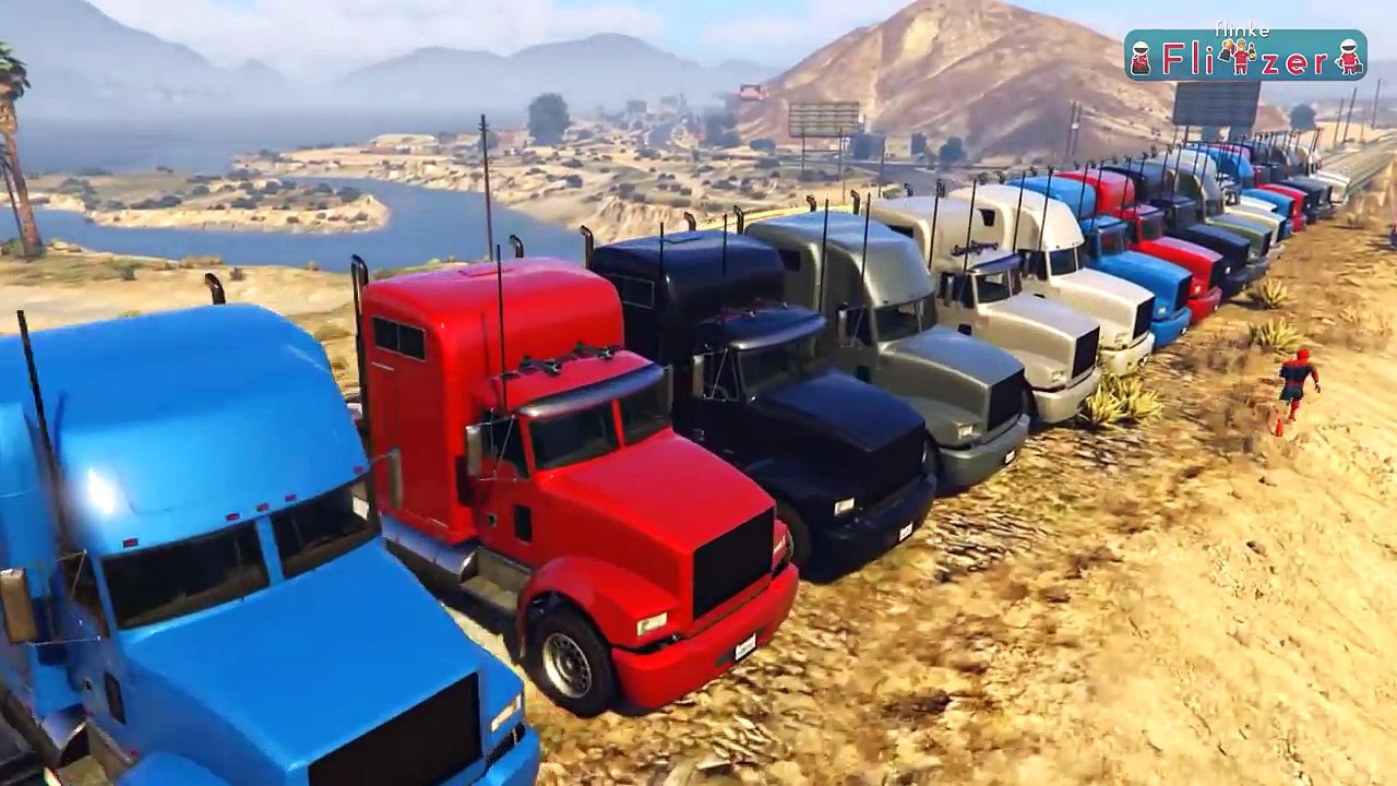 Zug für Kinder. Farbige Auto. Autos für kleinkinder. Spinnen mann Trickfilme Kinderfilm autos. Shrek--MGZhxkG_TE