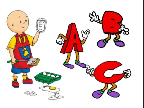 calliou abc - alfabeto in italiano per bambini - abcd alphabet italian song for children