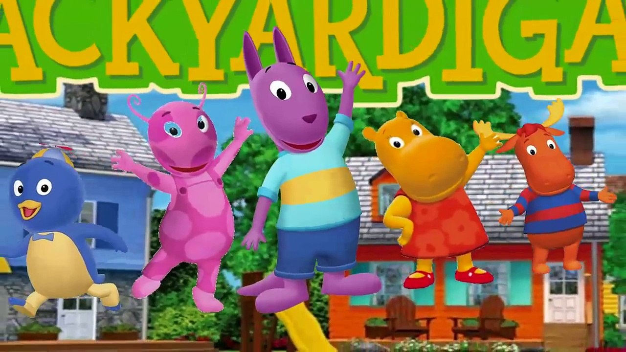 The Backyardigans new Finger Family Nursery Rhyme for Children 4K Video