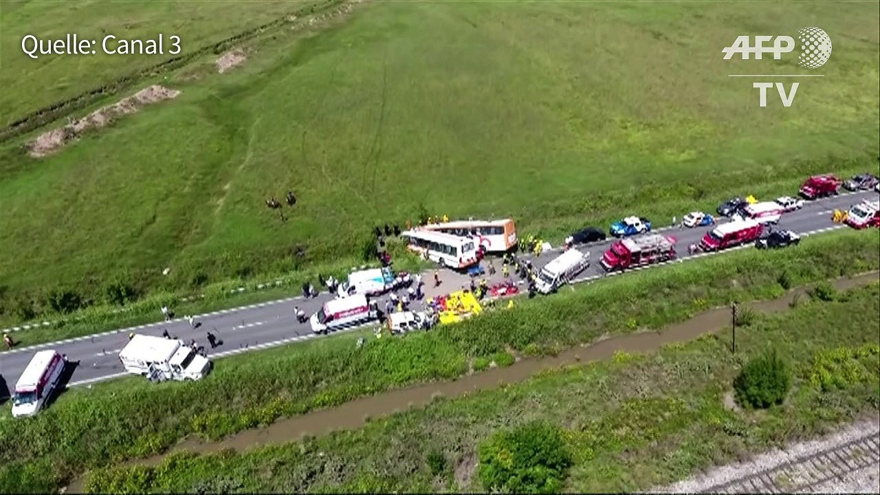 Busse in argentinien kollidieren - zahlreiche tote