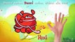 Om Nom Finger Family Nursery Rhymes Song - Learning Colors for Kids with Om Nom