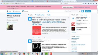How to share the youtube videos on twitter?