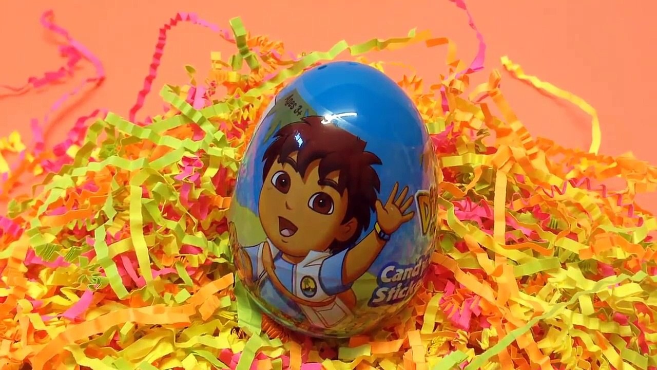 Nickelodeon Huevos Sorpresa Diego Backyardigans blues Clues Dora la exploradora Go,Diego,Go!