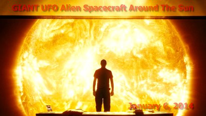 Amazing! Everywhere UFO terrible, Large Superb Solar Flare as Giant Aurora, Jan 6, 2014