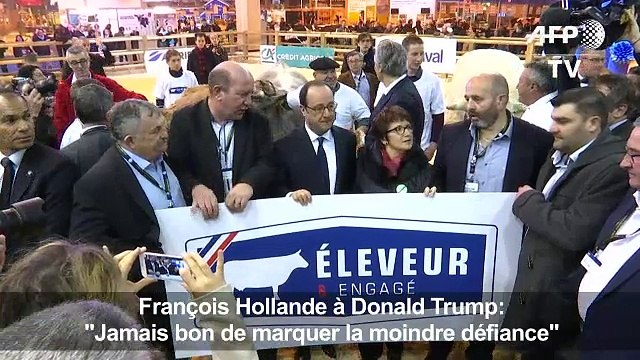 Hollande à Trump: «Jamais bon de marquer la moindre défiance»