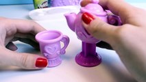 PLAY DOH Sofia The First Tea Party Set Disney Princess Royal Playdough Toy Videos Baby Ali